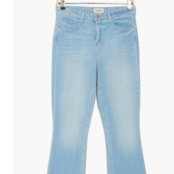 L'AGENCE Light Blue Flare Jeans - Picture 3 of 8